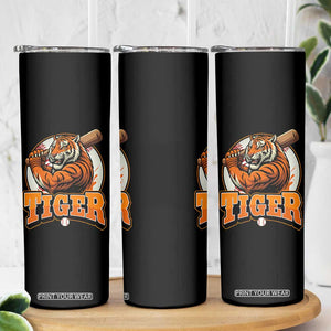 Funny Tiger Lover Baseball Animal Sport Skinny Tumbler Inspirational Athletic TS11 Print Your Wear