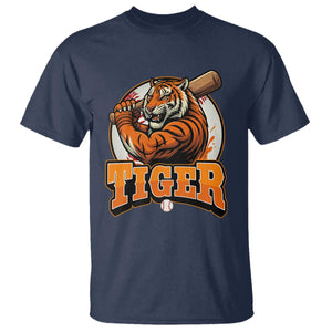 Funny Tiger Lover Baseball Animal Sport T Shirt Inspirational Athletic TS11 Navy Print Your Wear