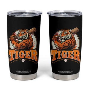 Funny Tiger Lover Baseball Animal Sport Tumbler Cup Inspirational Athletic TS11 Black Print Your Wear