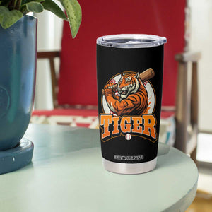 Funny Tiger Lover Baseball Animal Sport Tumbler Cup Inspirational Athletic TS11 Print Your Wear
