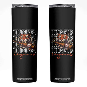 Funny Tiger Lover Baseball Animal Sports Skinny Tumbler Inspirational Athletic TS11 Black Print Your Wear