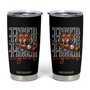Funny Tiger Lover Baseball Animal Sports Tumbler Cup Inspirational Athletic TS11 Black Print Your Wear