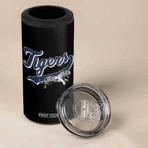 Funny Tiger Lover Sports Name Baseball 4 in 1 Can Cooler Tumbler TS11 Print Your Wear