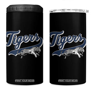 Funny Tiger Lover Sports Name Baseball 4 in 1 Can Cooler Tumbler TS11 One Size: 16 oz Black Print Your Wear