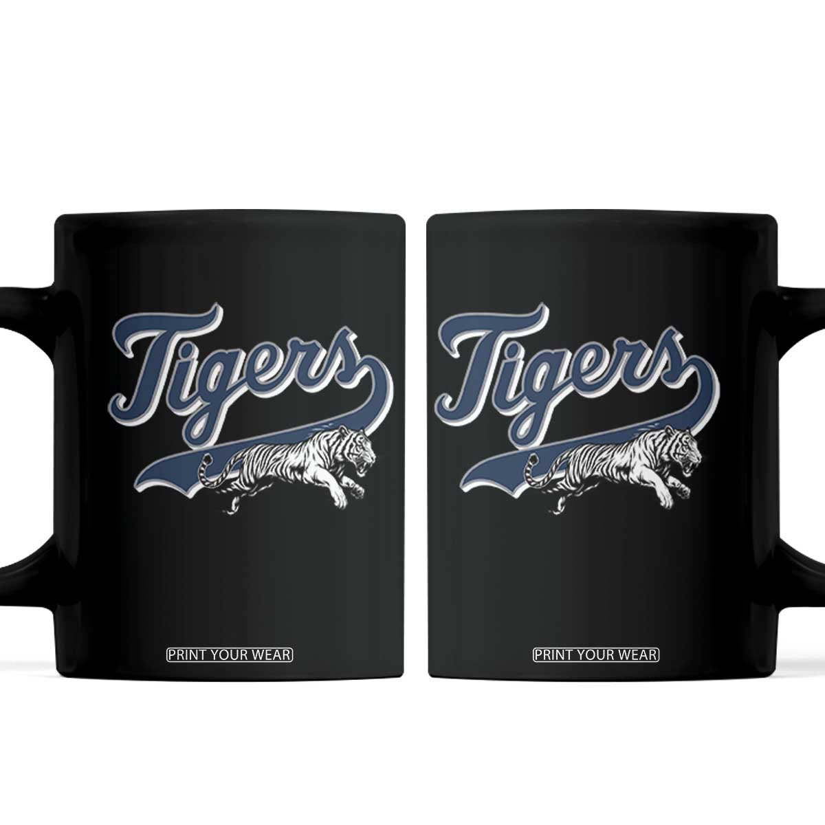 Funny Tiger Lover Sports Name Baseball Coffee Mug TS11 Black Print Your Wear