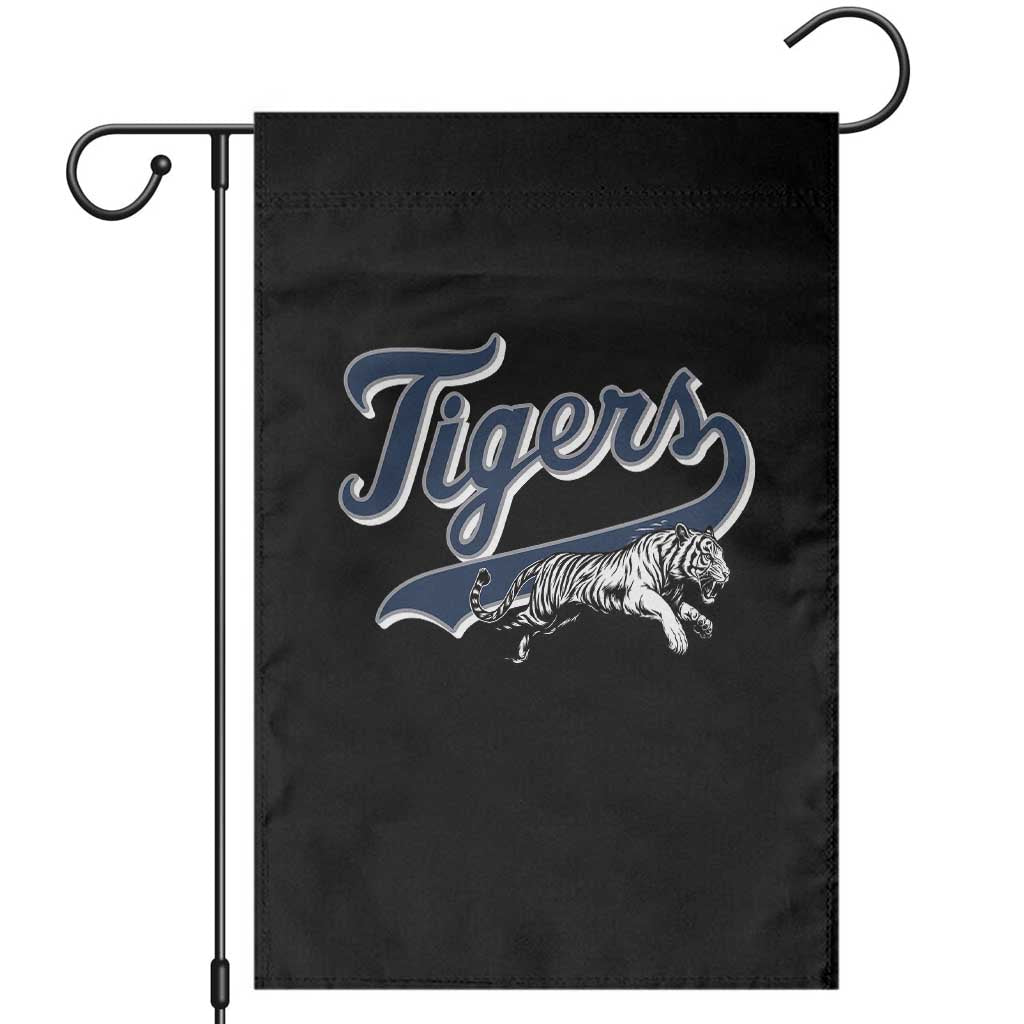Funny Tiger Lover Sports Name Baseball Garden Flag TS11 Black Print Your Wear