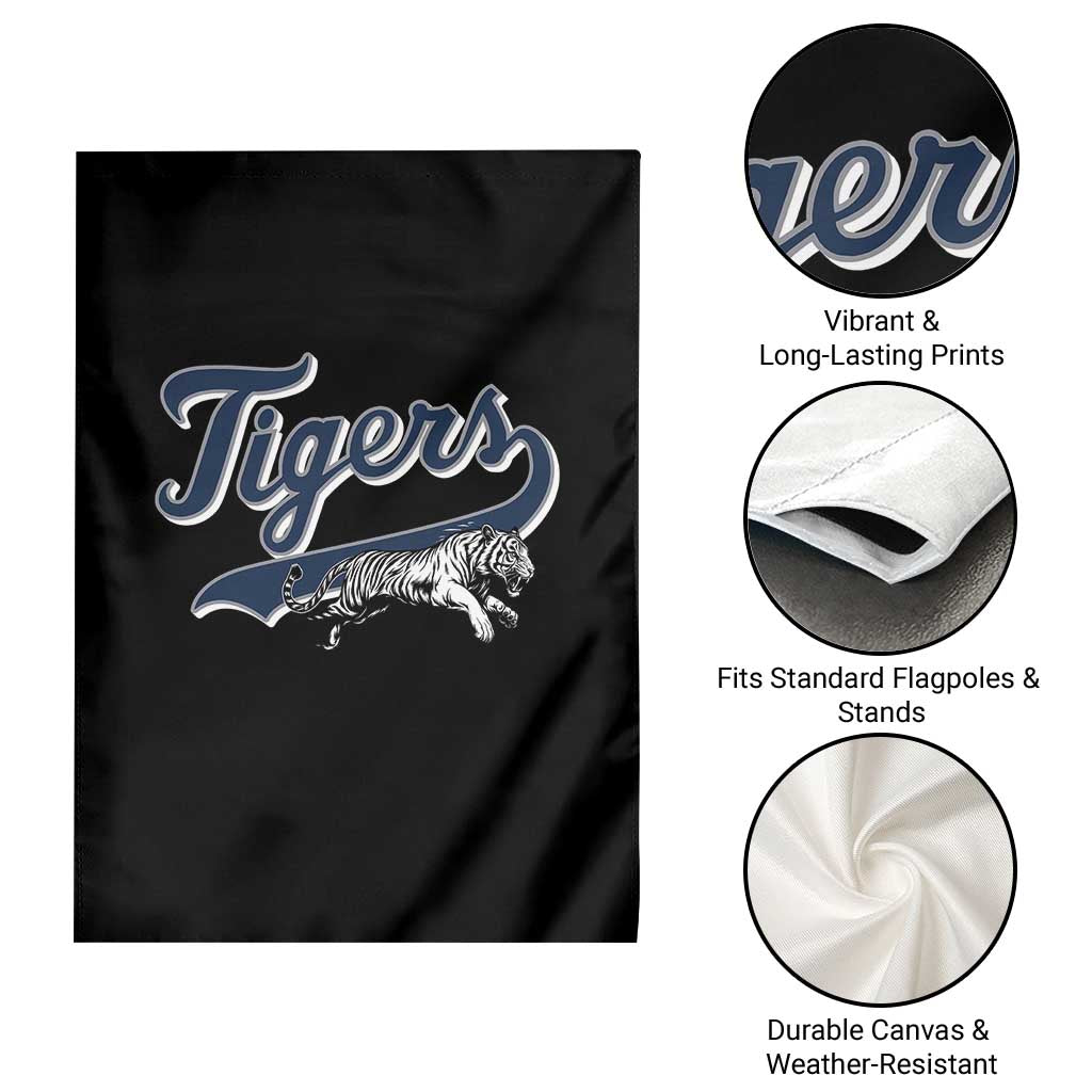 Funny Tiger Lover Sports Name Baseball Garden Flag TS11 Print Your Wear