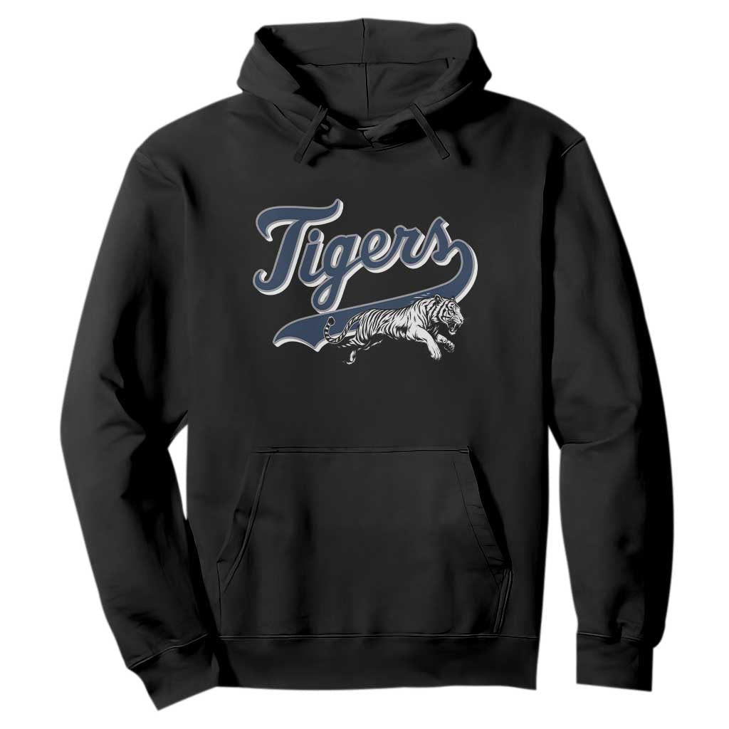 Funny Tiger Lover Sports Name Baseball Hoodie TS11 Black Print Your Wear