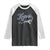 Funny Tiger Lover Sports Name Baseball Raglan Shirt TS11 Black White Print Your Wear