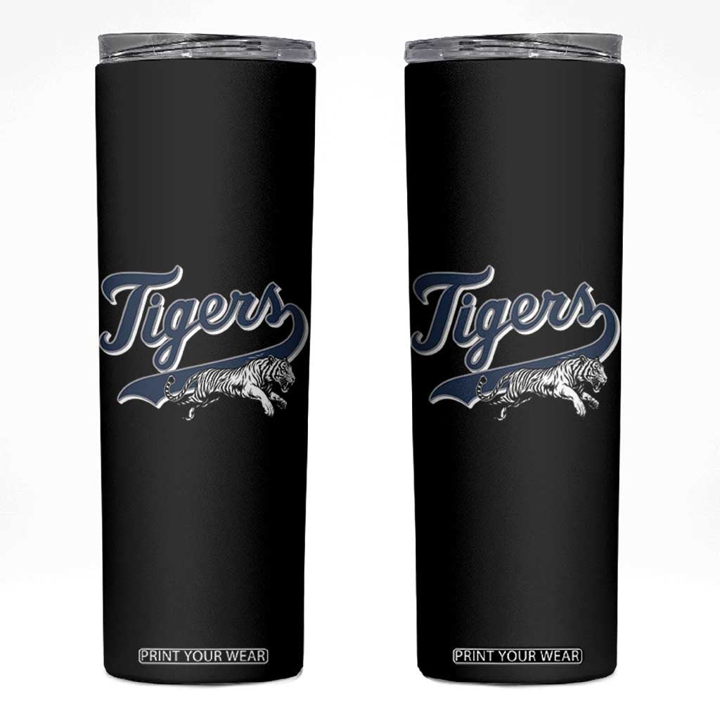Funny Tiger Lover Sports Name Baseball Skinny Tumbler TS11 Black Print Your Wear