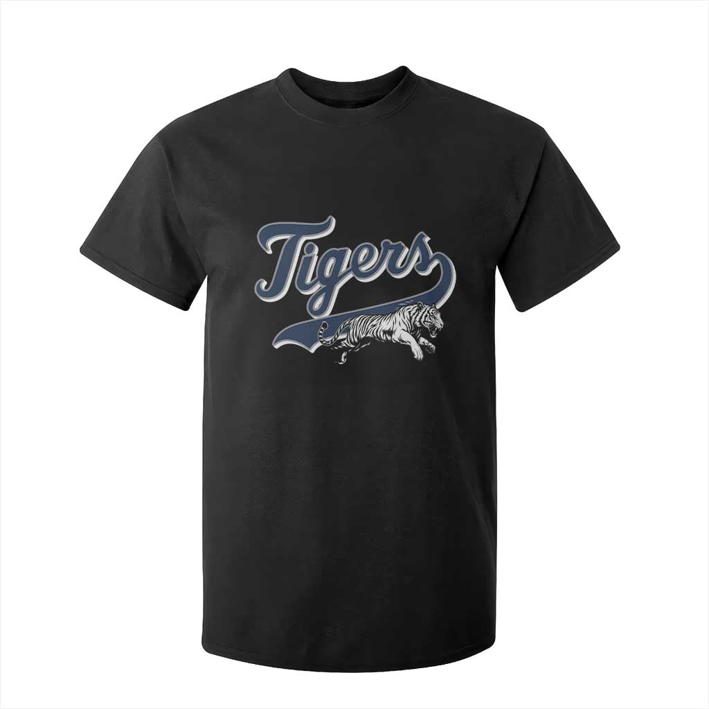 Funny Tiger Lover Sports Name Baseball T Shirt For Kid TS11 Black Print Your Wear