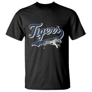 Funny Tiger Lover Sports Name Baseball T Shirt TS11 Black Print Your Wear