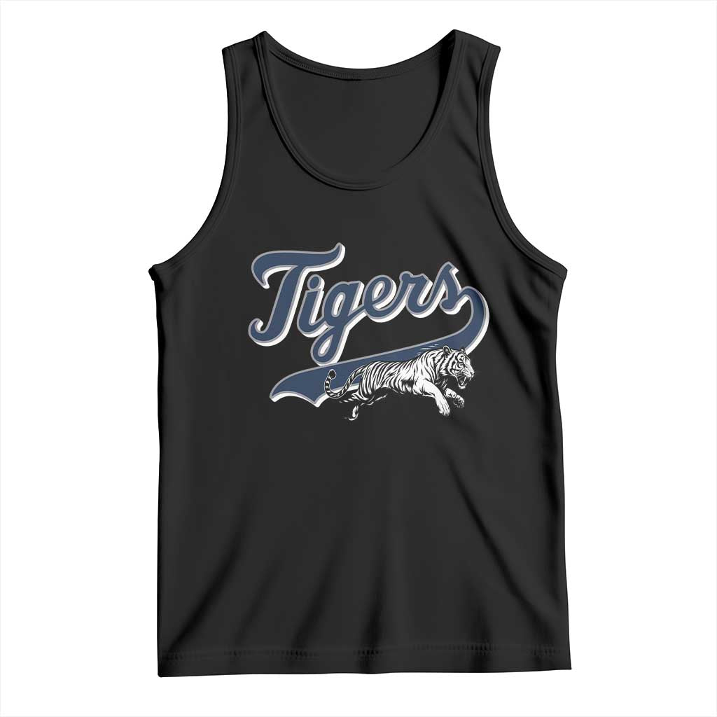 Funny Tiger Lover Sports Name Baseball Tank Top TS11 Black Print Your Wear