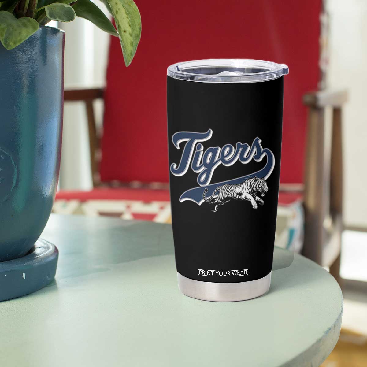 Funny Tiger Lover Sports Name Baseball Tumbler Cup TS11 Print Your Wear