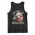 Funny Too Cool For British Rule Tank Top George Washington USA American Flag 4th of July TS11 Black Print Your Wear