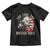 Funny Too Cool For British Rule Toddler T Shirt George Washington USA American Flag 4th of July TS11 Black Print Your Wear