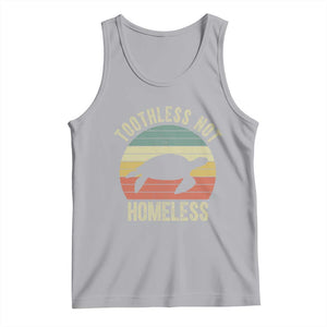 Funny Toothless Not Homeless Tank Top Vintage Turtle TS11 Athletic Heather Print Your Wear