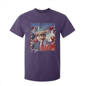 Funny Trump 4th of July T Shirt For Kid Make America Boom Again American Flag TS11 Purple Print Your Wear