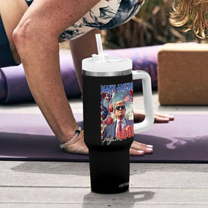 Funny Trump 4th of July Tumbler With Handle Make America Boom Again American Flag TS11 Print Your Wear