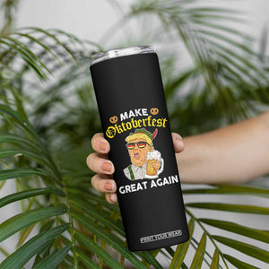 Funny Trump Beer Skinny Tumbler Make Oktoberfest Great Again Pretzels TS11 Print Your Wear
