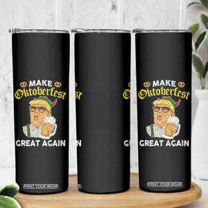 Funny Trump Beer Skinny Tumbler Make Oktoberfest Great Again Pretzels TS11 Print Your Wear