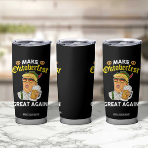 Funny Trump Beer Tumbler Cup Make Oktoberfest Great Again Pretzels TS11 Print Your Wear