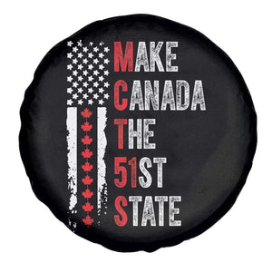 Funny Trump Make Canada 51st State Spare Tire Cover TS10 Print Your Wear