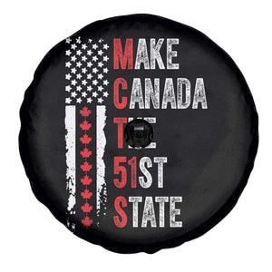 Funny Trump Make Canada 51st State Spare Tire Cover TS10 Print Your Wear