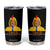 Funny Trump TACO Sarcasm Tumbler Cup Trump Always Chickens Out Joke TS02 Black Print Your Wear
