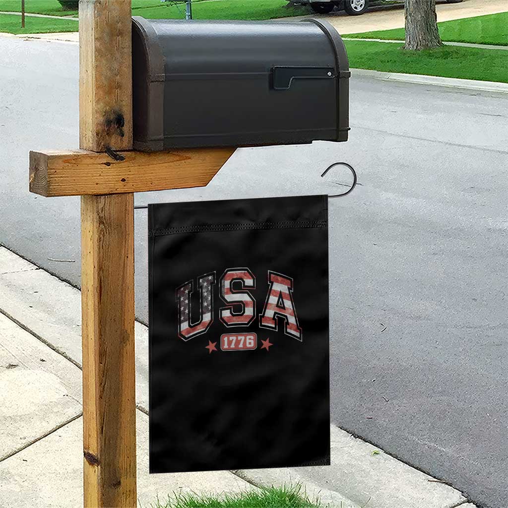 Funny USA 1776 Patriotic 4th of July American Flag Garden Flag TS11 Print Your Wear