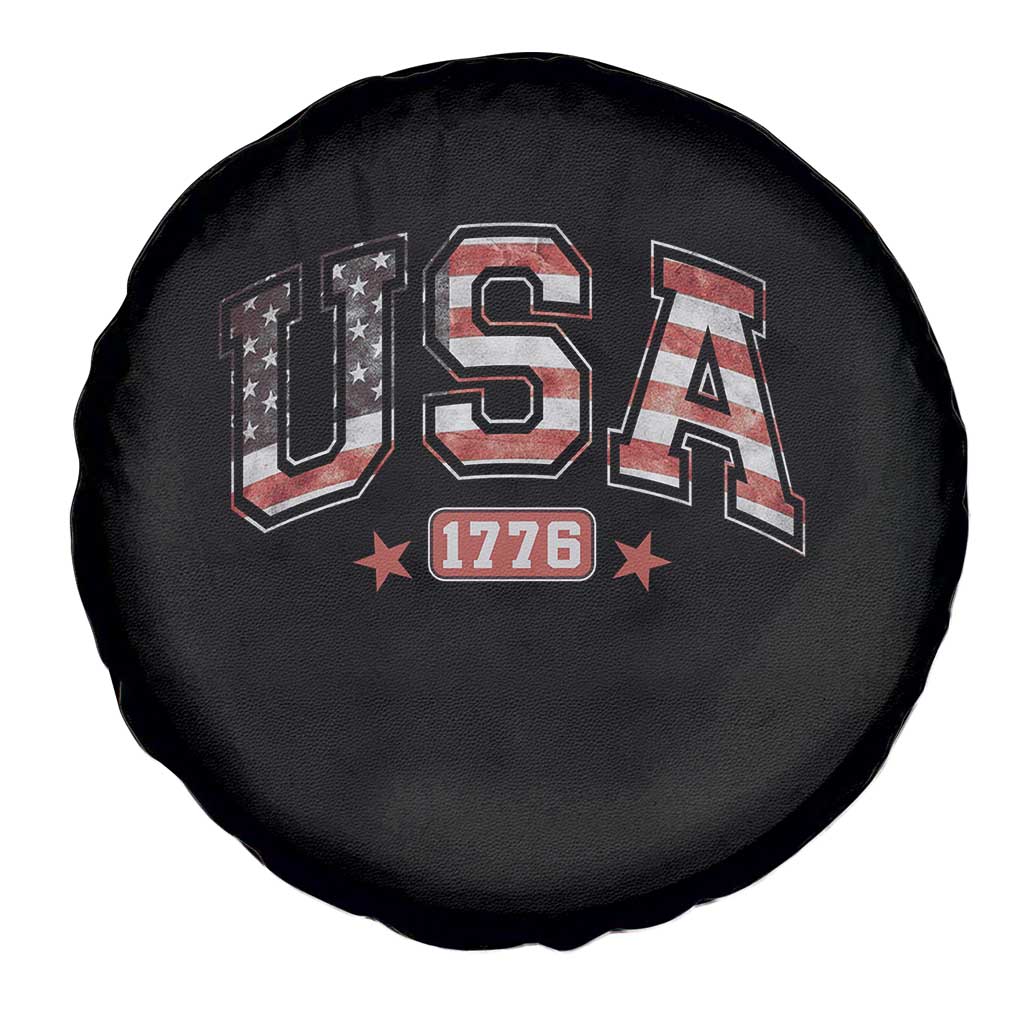 Funny USA 1776 Patriotic 4th of July American Flag Spare Tire Cover TS11 Print Your Wear