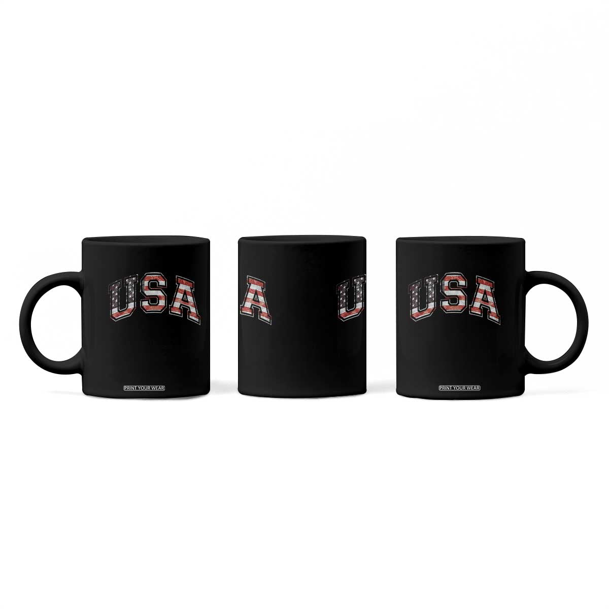Funny USA Patriotic 4th of July American Flag Coffee Mug TS11 Print Your Wear
