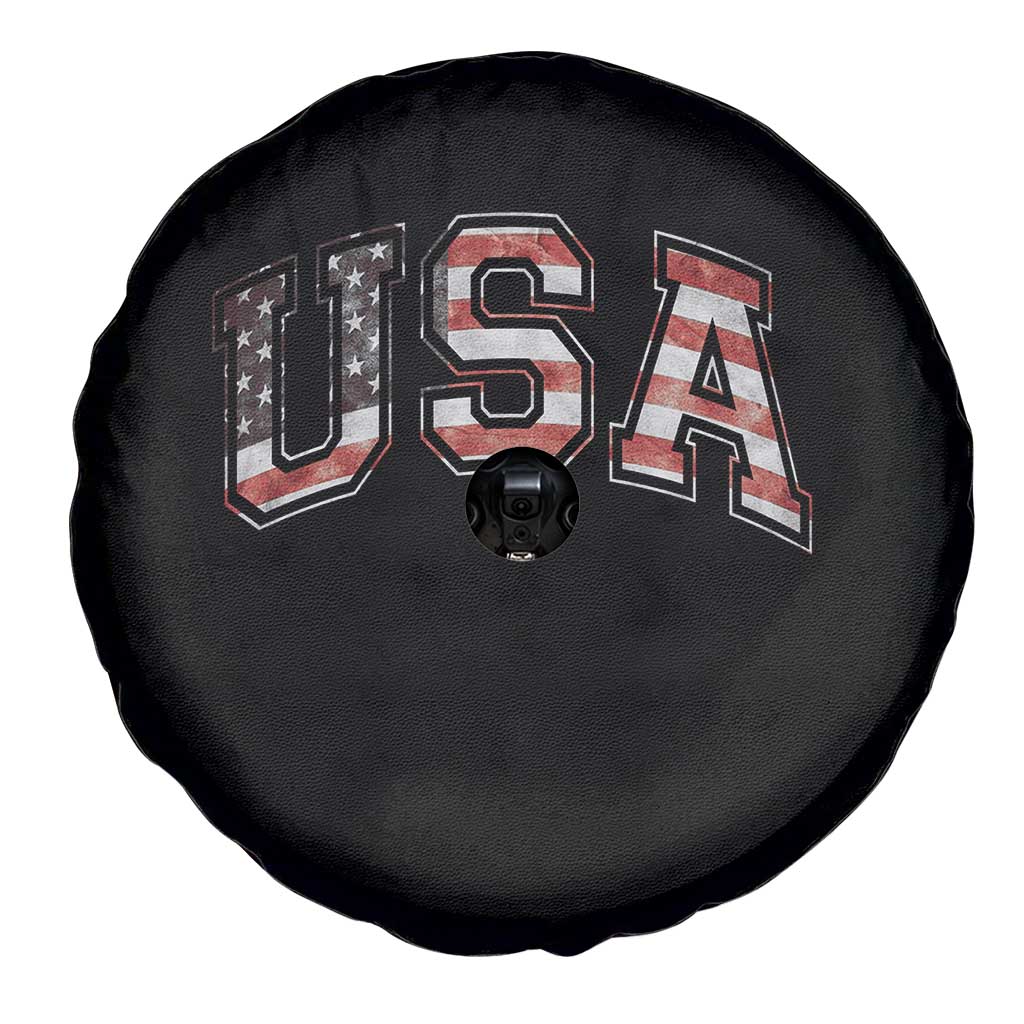 Funny USA Patriotic 4th of July American Flag Spare Tire Cover TS11 Print Your Wear