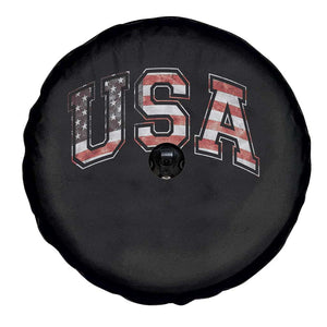 Funny USA Patriotic 4th of July American Flag Spare Tire Cover TS11 Print Your Wear
