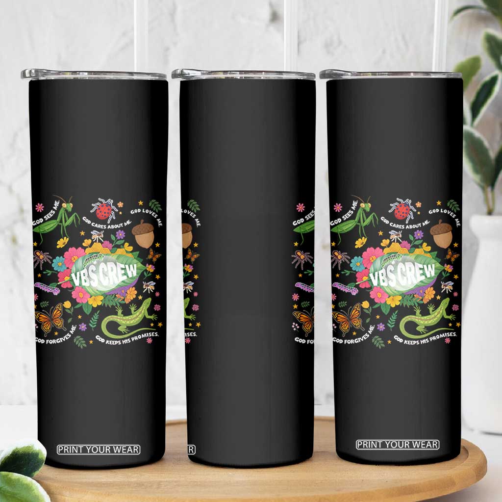 Funny VBS Crew Vacation Bible VBS Teacher Christian School 2025 Skinny Tumbler TS11 Print Your Wear