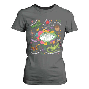 Funny VBS Crew Vacation Bible VBS Teacher Christian School 2025 T Shirt For Women TS11 Dark Heather Print Your Wear