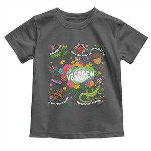 Funny VBS Crew Vacation Bible VBS Teacher Christian School 2025 Toddler T Shirt TS11 Dark Heather Print Your Wear