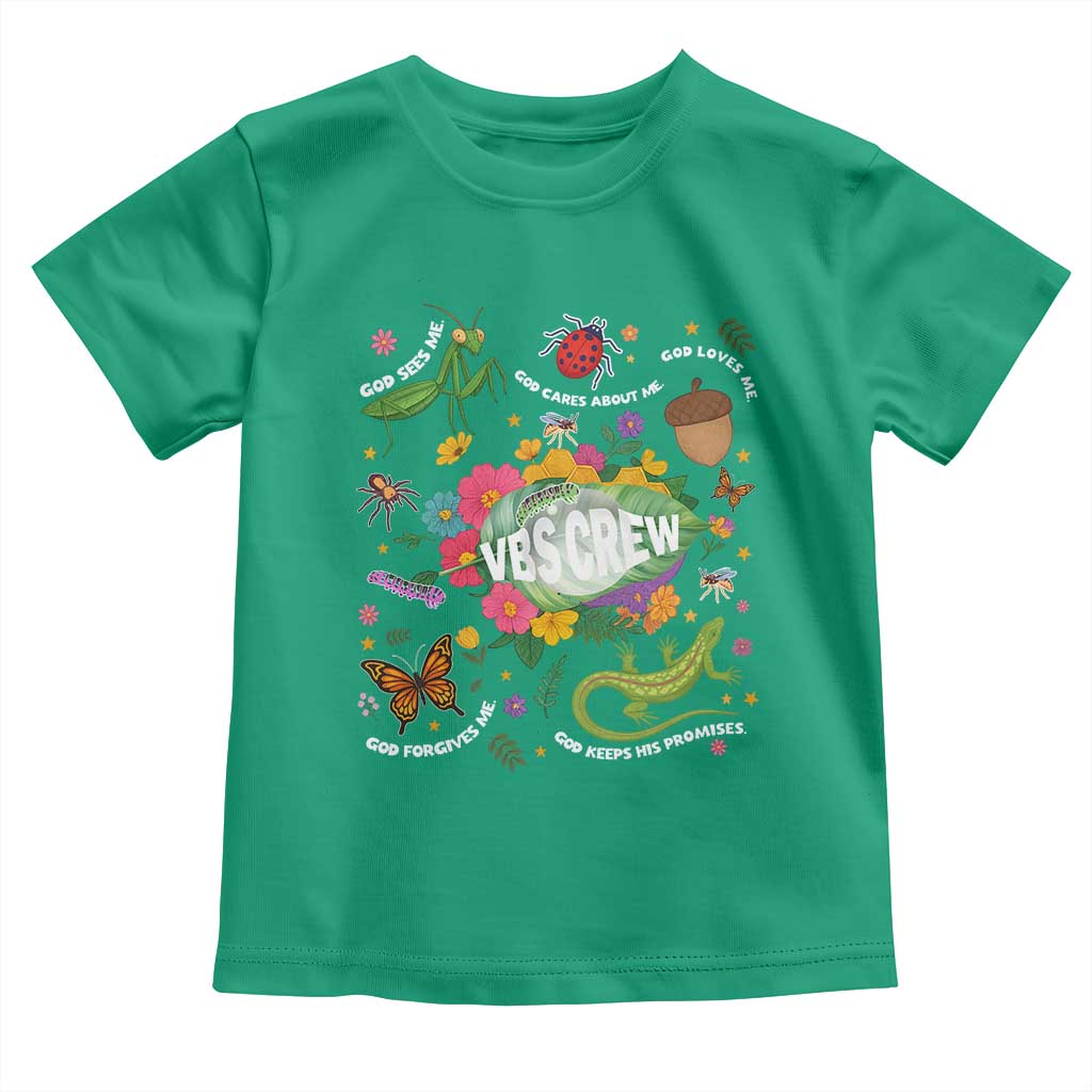 Funny VBS Crew Vacation Bible VBS Teacher Christian School 2025 Toddler T Shirt TS11 Irish Green Print Your Wear