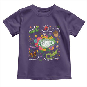 Funny VBS Crew Vacation Bible VBS Teacher Christian School 2025 Toddler T Shirt TS11 Purple Print Your Wear