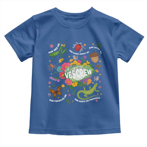 Funny VBS Crew Vacation Bible VBS Teacher Christian School 2025 Toddler T Shirt TS11 Royal Blue Print Your Wear