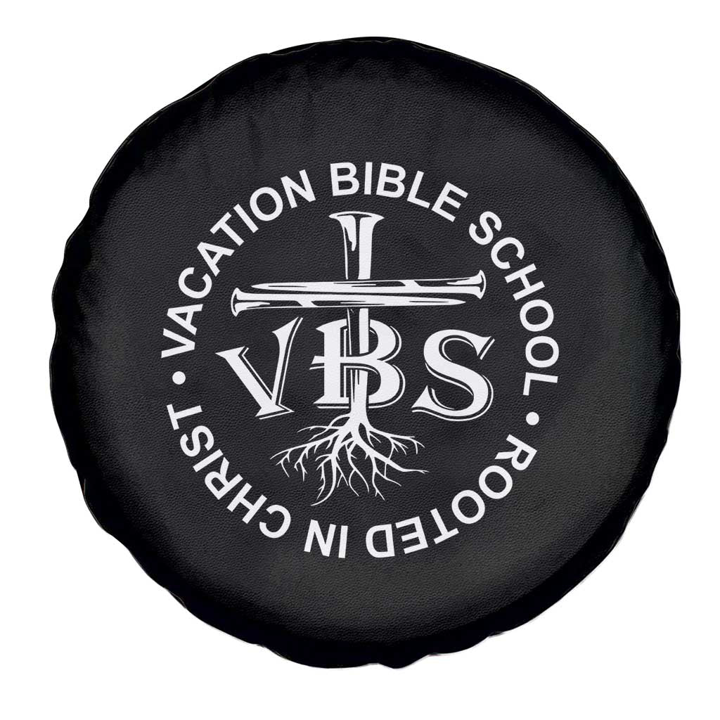 Funny VBS Vacation Bible School Rooted In Christ Spare Tire Cover TS11 Print Your Wear