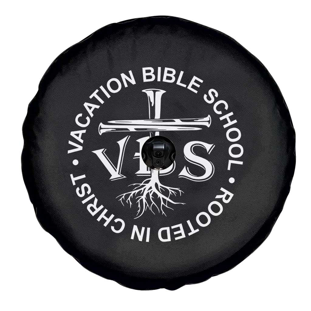 Funny VBS Vacation Bible School Rooted In Christ Spare Tire Cover TS11 Print Your Wear