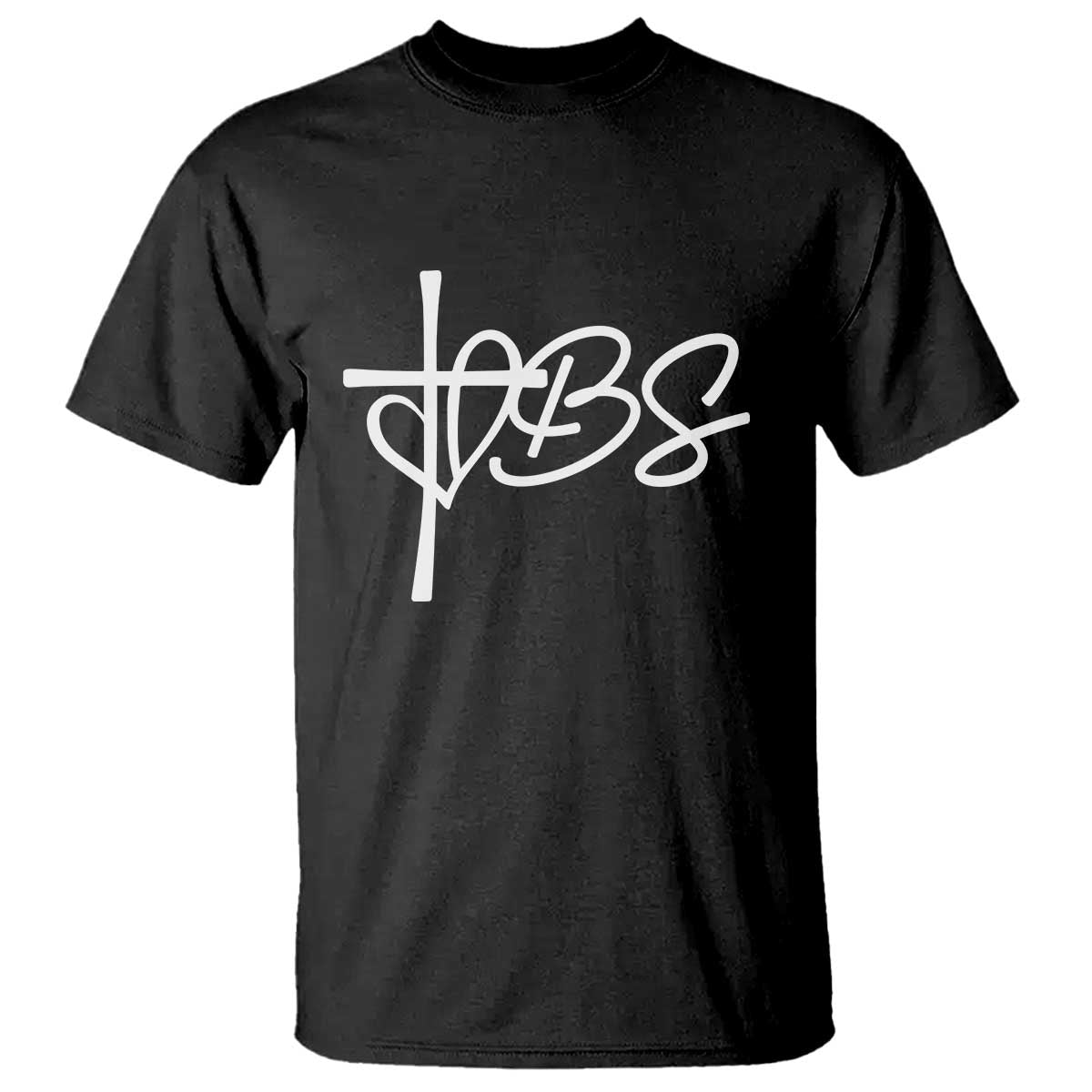Funny VBS Vacation Bible School T Shirt Heart Cross TS11 Black Print Your Wear