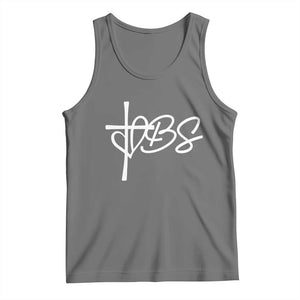 Funny VBS Vacation Bible School Tank Top Heart Cross TS11 Black Heather Print Your Wear
