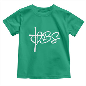 Funny VBS Vacation Bible School Toddler T Shirt Heart Cross TS11 Irish Green Print Your Wear