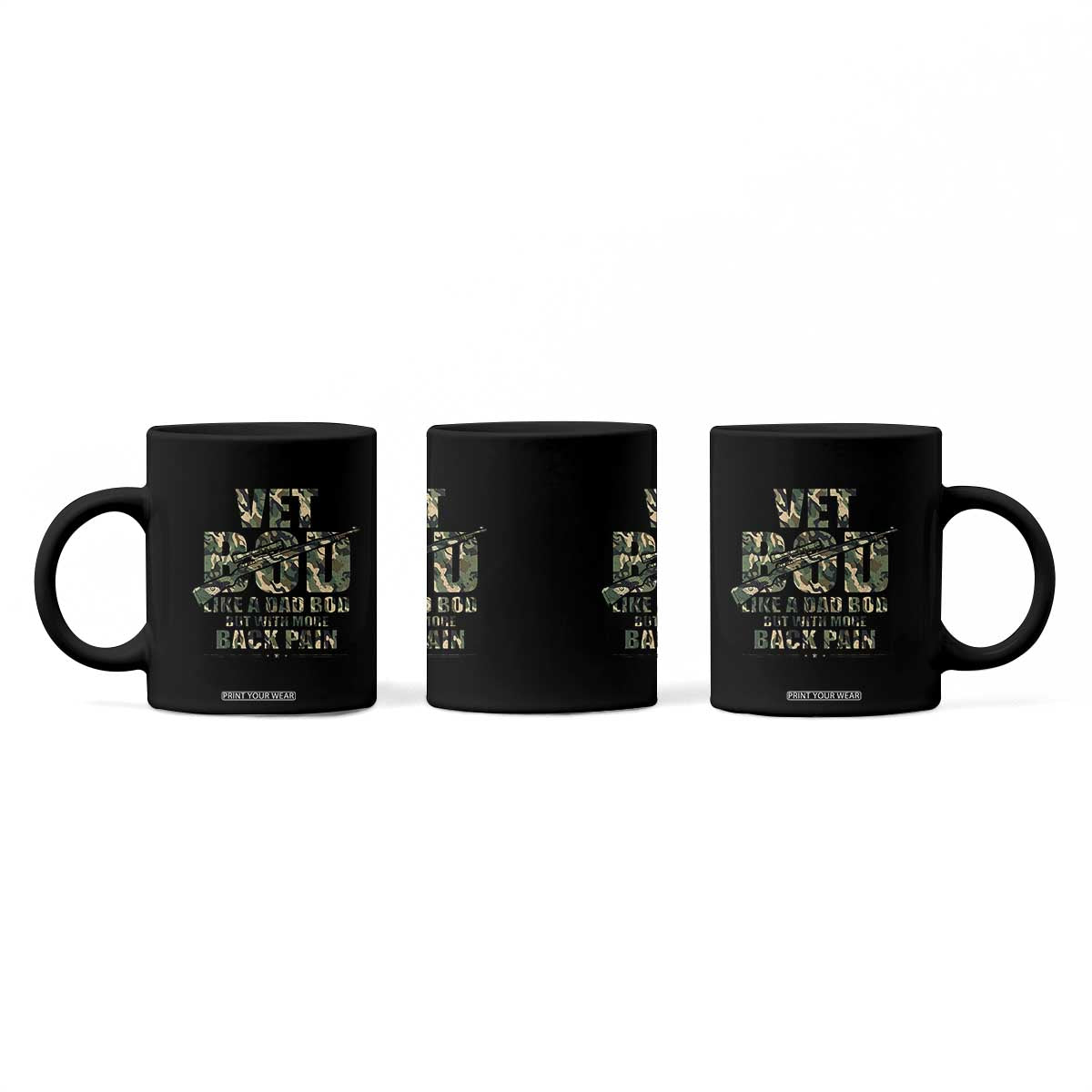 Funny Veteran Vet Bod Like A Dad Bod But With More Back Pain Coffee Mug TS11 Print Your Wear