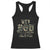 Funny Veteran Vet Bod Like A Dad Bod But With More Back Pain Racerback Tank Top TS11 Black Print Your Wear