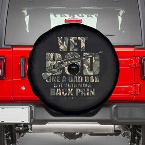 Funny Veteran Vet Bod Like A Dad Bod But With More Back Pain Spare Tire Cover TS11 Black Print Your Wear
