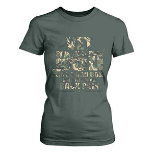 Funny Veteran Vet Bod Like A Dad Bod But With More Back Pain T Shirt For Women TS11 Dark Forest Green Print Your Wear
