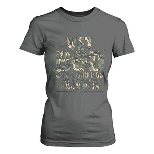 Funny Veteran Vet Bod Like A Dad Bod But With More Back Pain T Shirt For Women TS11 Dark Heather Print Your Wear
